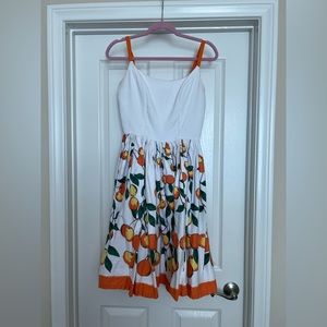 PinupGirlClothing orange dress